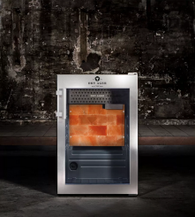 Landig DRY AGER DX 500® Premium S schwarz / Edelstahl mit Salzwand Optik 